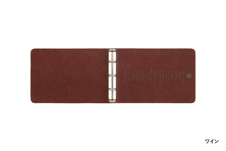 オンラインショップ限定 リスシオ 3穴リングレザーバインダー