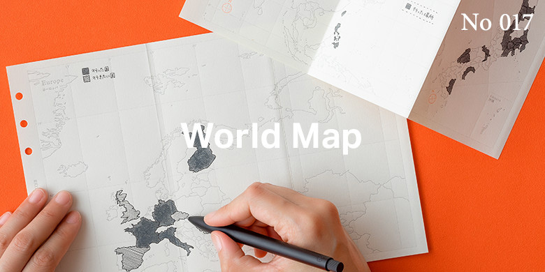 017　ワールドマップ（世界白地図）